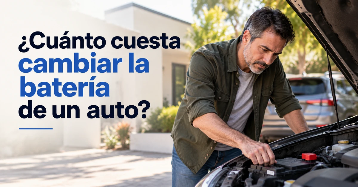 Cambio de batería de auto en Apodaca