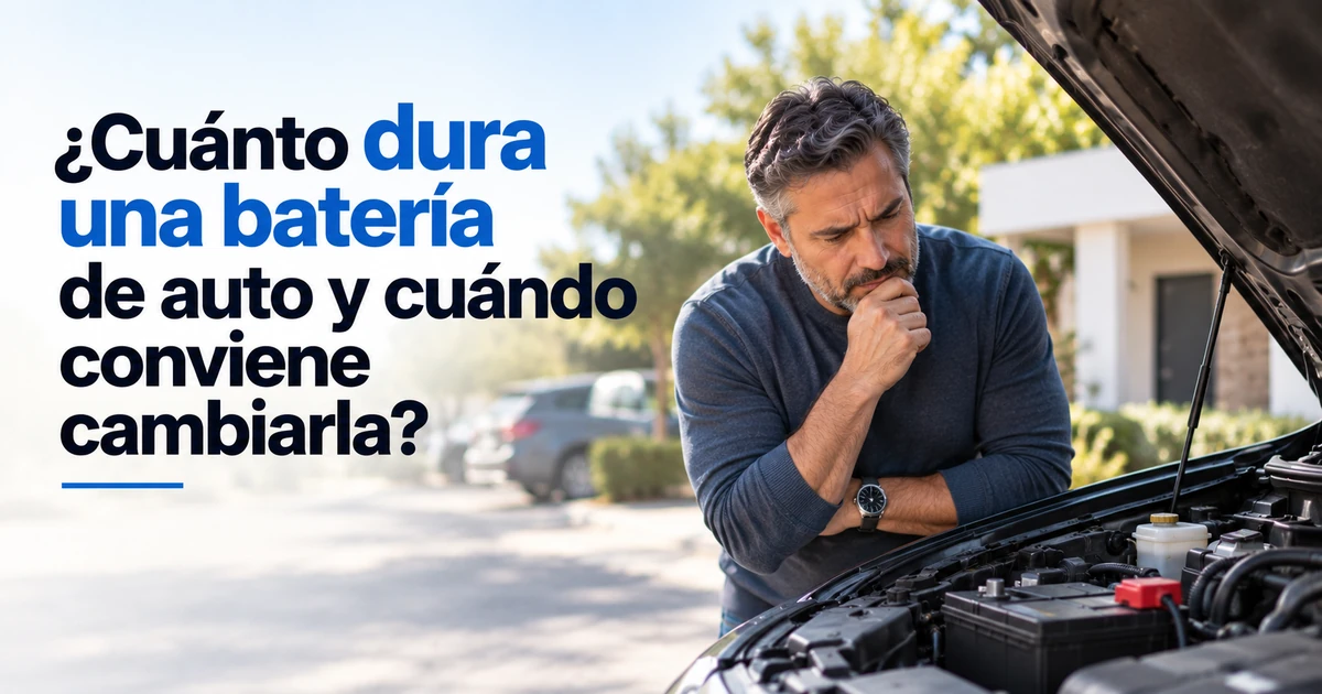 Duración de batería de auto en Apodaca