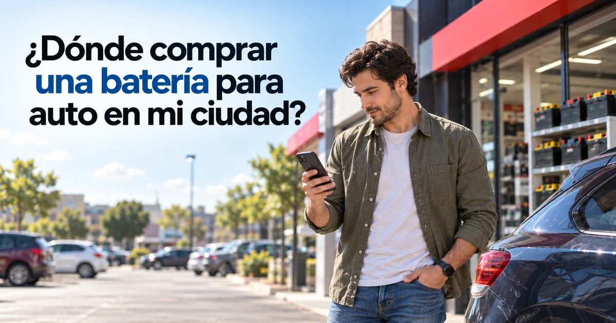 Dónde comprar batería para auto en Apodaca