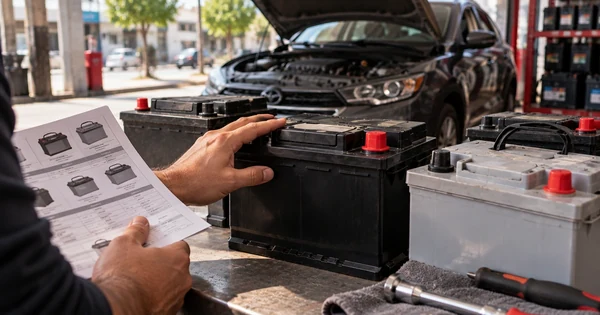 Comparación de baterías compatibles e incorrectas para auto en Apodaca